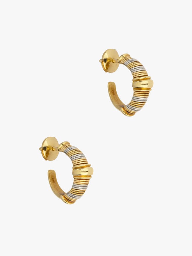 Earrings with diamonds