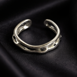 Aura Melt Silver Ring