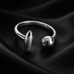 Orbit Dual Silver Ring