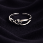 Unity Twist Silver Ring